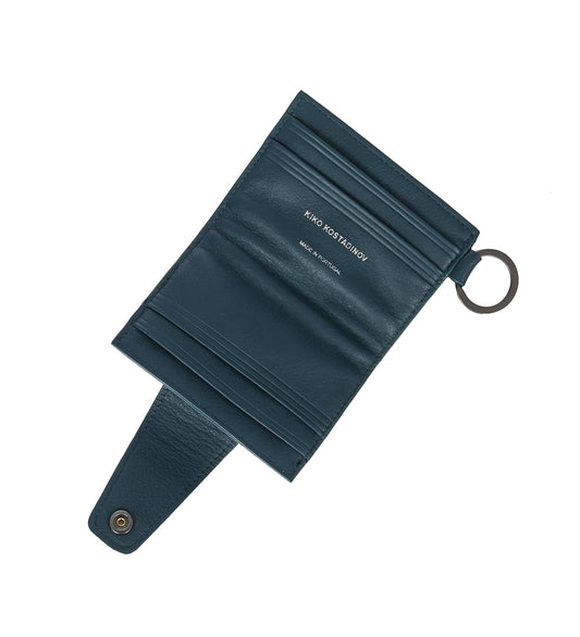 ORVOS CARD CASE PEACOCK BLUE