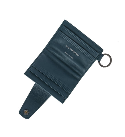 ORVOS CARD CASE PEACOCK BLUE ORVOS CARD CASE PEACOCK BLUE