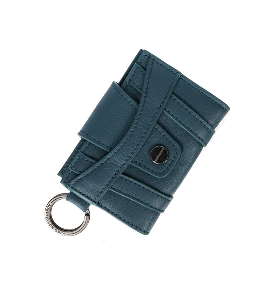 ORVOS CARD CASE PEACOCK BLUE
