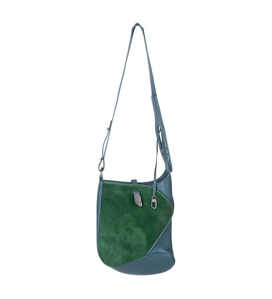 SLATINA BAG BLUE/FOREST GREEN/BLACK OBSIDIAN