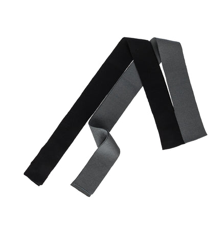 SKINNY DOUBLE SCARF DARK GREY/BLACK SKINNY DOUBLE SCARF DARK GREY/BLACK