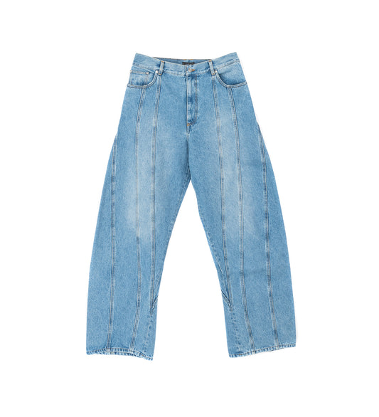 PARACHUTE DENIM PANTS MEDIUM BLUE
