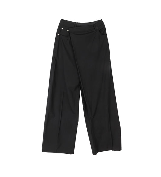 FASHION FLAP PANTS BLACK
