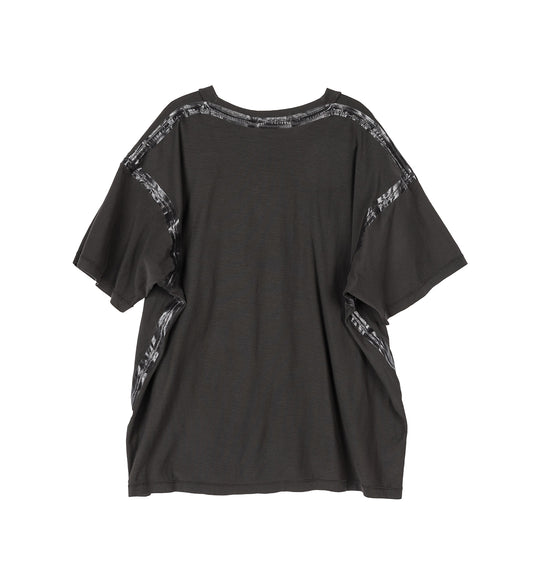 TAPED SEAM T-SHIRT CHARCOAL