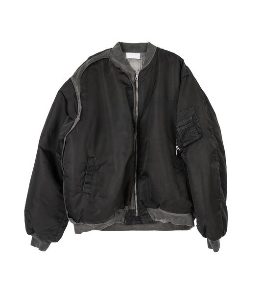 CUT OUT BOMBER BLACK OIL WASH