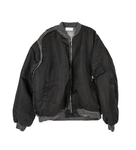 CUT OUT BOMBER BLACK OIL WASH CUT OUT BOMBER BLACK OIL WASH