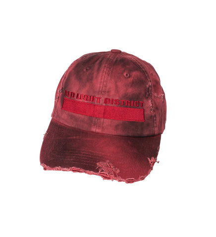 RED LIGHT DISTRICT CAP DIRTY RED RED LIGHT DISTRICT CAP DIRTY RED
