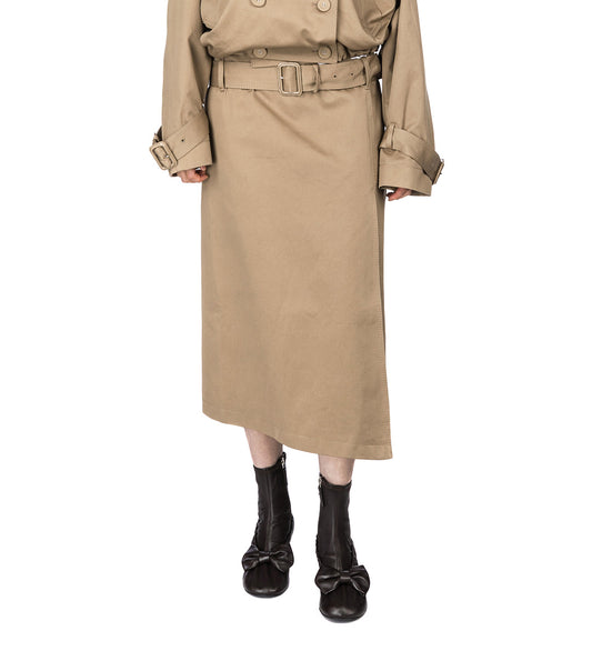 INNARA TRENCH TWILL MUD BEIGE