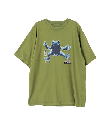 FRAGILE CD TEE SHIRT GREEN FRAGILE CD TEE SHIRT GREEN