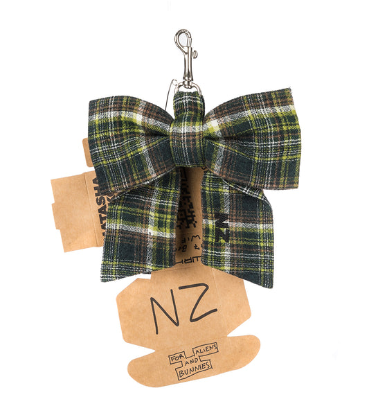 BIG BOW CHAIN GREEN/BLACK