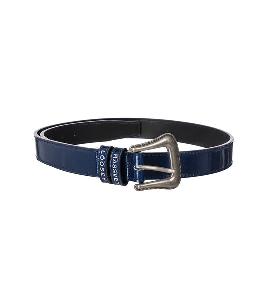 BELT PU LEATHER NAVY