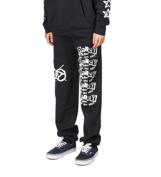 WORLD PEACE SWEATPANT BLACK