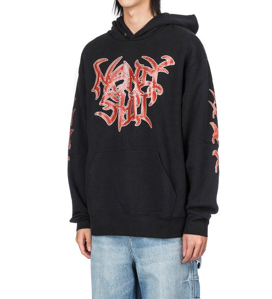 SH1T HOODY BLACK
