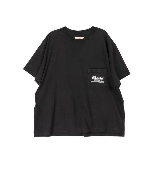 OFFSHORE BOXY POCKET TEE BLACK