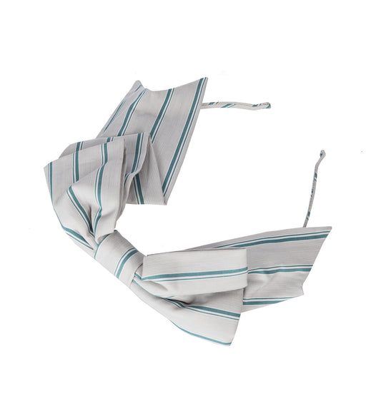 BOW HAIR BAND STRIPE