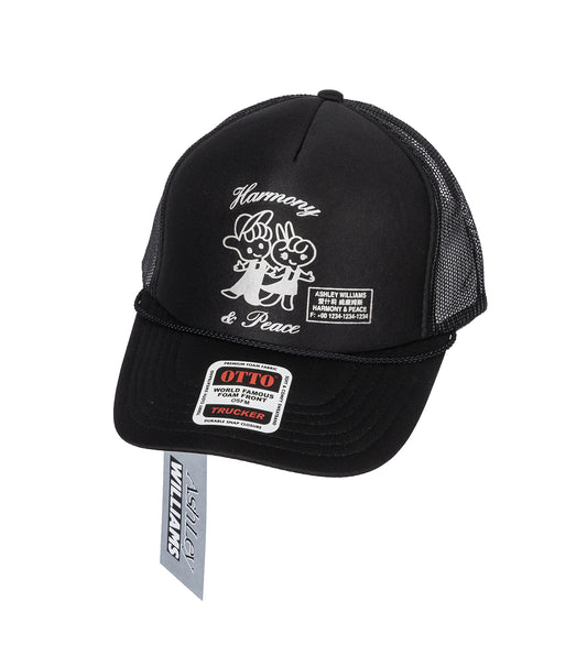 CAP HARMONY & PEACE BLACK