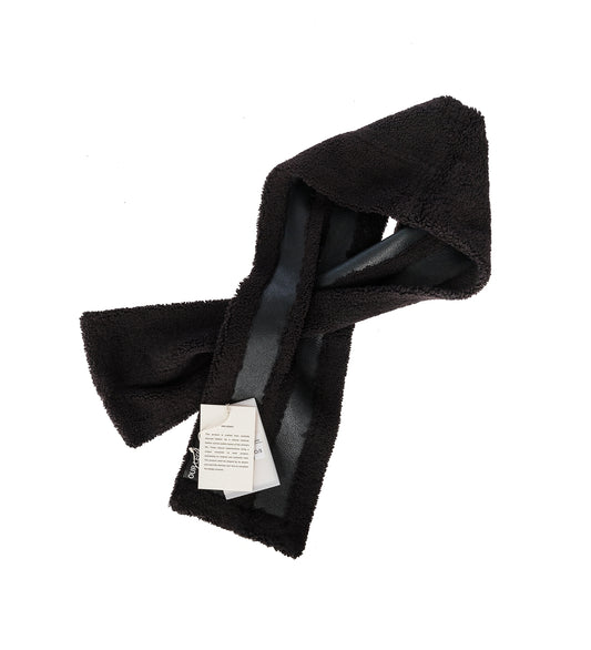 BLIZZARD SCARF DARK BROWN AVIATOR SHEARLING