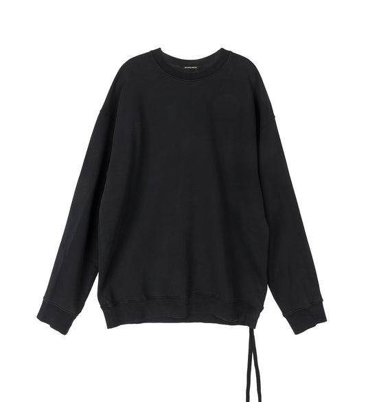 WANNES CREWNECK SWEATSHIRT ROAD TO NEVER PRINT BLACK