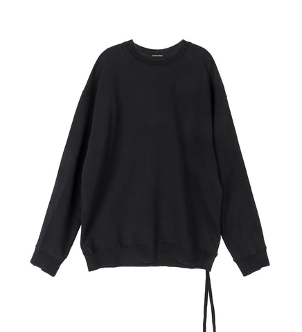 WANNES CREWNECK SWEATSHIRT ROAD TO NEVER PRINT BLACK WANNES CREWNECK SWEATSHIRT ROAD TO NEVER PRINT BLACK