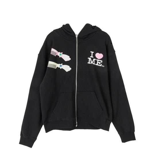 BUTTERFLY HOODIE MALTESE