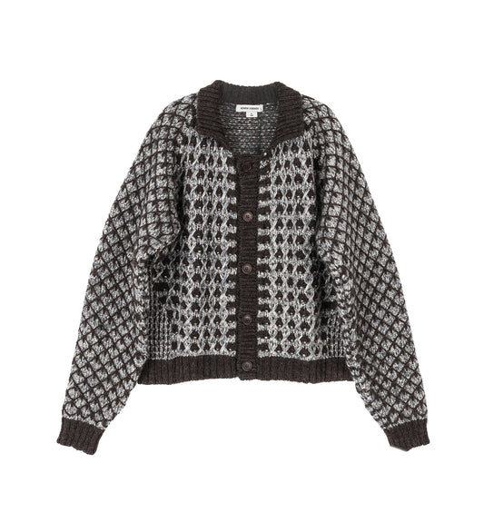 KIMCHI CARDIGAN BROWN PARTY