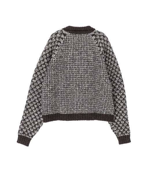 KIMCHI CARDIGAN BROWN PARTY