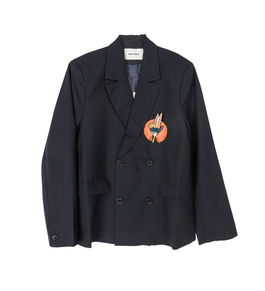 MOTIF BLAZER TROPICAL NAVY