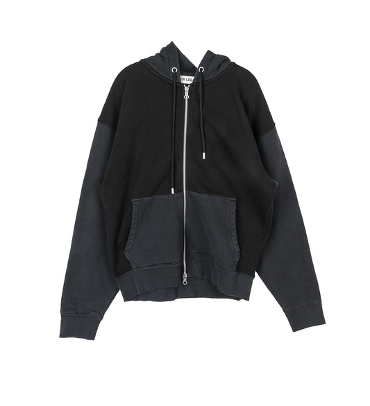 RASCAL HOOD PIGMENT BLACK HEFFY FLEECE