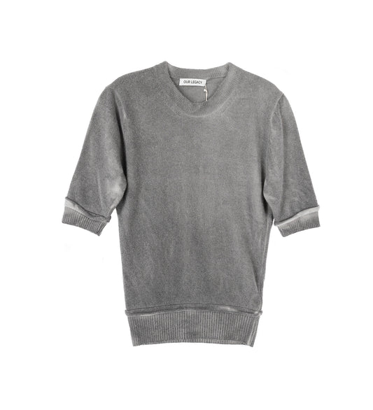 DUAL TEE GREY SPRAY DYE CHERUB WOOL