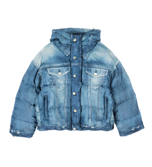 OMENTA P DENIM COTTON HAND TECH DENIM BLUE