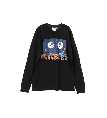 SMILE CRY LS T-SHIRT BLACK SMILE CRY LS T-SHIRT BLACK