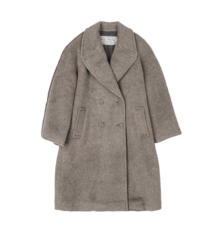 OTAGA ALPACA COAT WARM GREY MELANGE OTAGA ALPACA COAT WARM GREY MELANGE