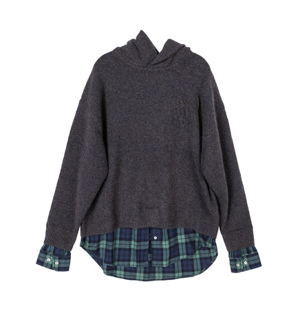 KRISP YAK COTTON FLANNEL GRAPHITE GREY KRISP YAK COTTON FLANNEL GRAPHITE GREY