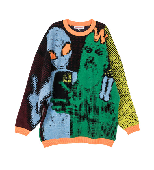 WE COME IN PEACE KNIT MULTI
