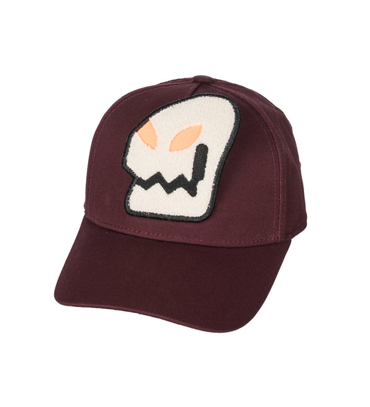 WE COME IN PEACE CAP BORDEAUX