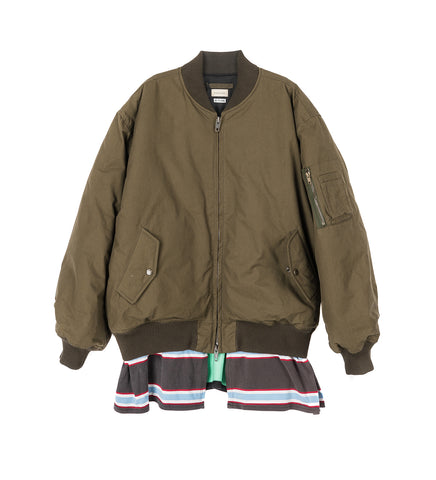 RUGBY SKIRT MA-1 BOMBER GREEN MEDIUM RUGBY SKIRT MA-1 BOMBER GREEN MEDIUM