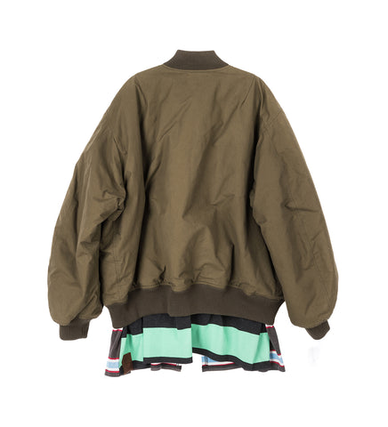 RUGBY SKIRT MA-1 BOMBER GREEN MEDIUM RUGBY SKIRT MA-1 BOMBER GREEN MEDIUM