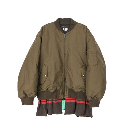 RUGBY SKIRT MA-1 BOMBER GREEN LARGE RUGBY SKIRT MA-1 BOMBER GREEN LARGE