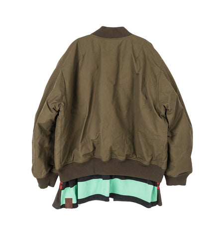 RUGBY SKIRT MA-1 BOMBER GREEN LARGE RUGBY SKIRT MA-1 BOMBER GREEN LARGE