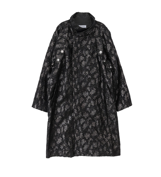 KORMOS MILITARY COAT GLITTER BLACK/NIGHT BLACK
