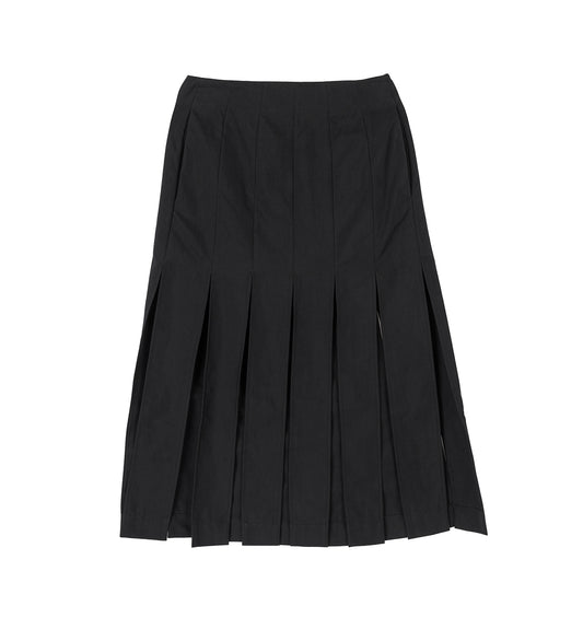 MULTI SLIT SKIRT CHARCOAL