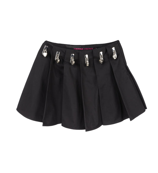 LADYHEATH MINI SKIRT BLACK