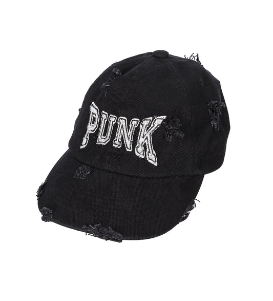 PUNK CAP BLACK BRODERIE