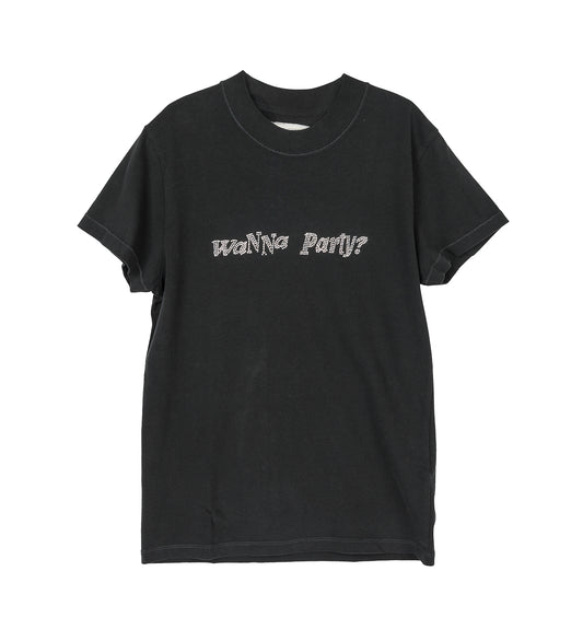 WANNA PARTY T-SHIRT BLACK