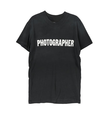 PHOTOGRAPHER T-SHIRT BLACK PHOTOGRAPHER T-SHIRT BLACK