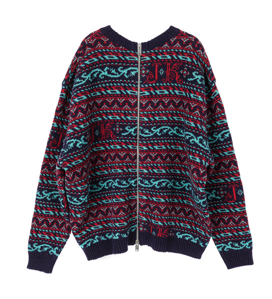 KAIR V NECK SWEATER NAVY