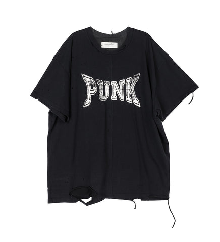 PUNK TEE SCLERA BLACK PUNK TEE SCLERA BLACK
