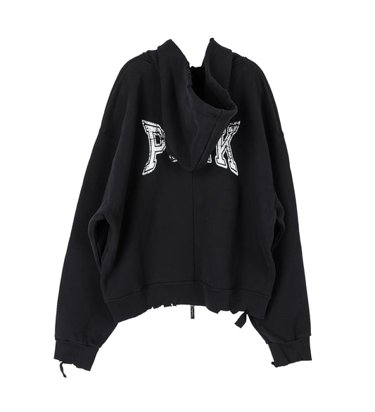 PUNK HOODIE SCLERA BLACK