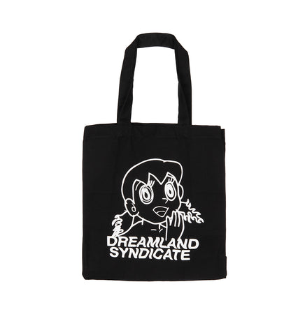 DREAMLAND SYNDICATE MANGA DURABLE TOTE BAG BLACK DREAMLAND SYNDICATE MANGA DURABLE TOTE BAG BLACK