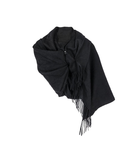 DRAPS LONG CASHMERE BLACK DRAPS LONG CASHMERE BLACK